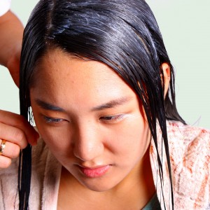 treating hair